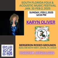 Karyn Oliver @ The South Florida Folk and Acoustic Music Festival