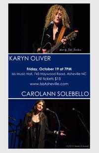 Karyn Oliver & Carolann Solebello