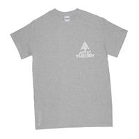 Attic Theory Pocket Logo T-Shirt - Grey (Gildan Heavy Style)