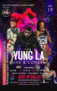 Yung La (Live in Concert) featuring Baby Savage(Gods of Grind Music Firm)