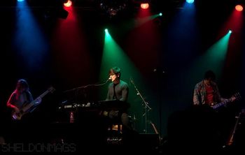 Hagar Ben Ari, MiG & Jon Skibic: HERE i AM - HERE i GO, 2011, Highline Ballroom, New York City

Photo: Sheldon Magbanua
