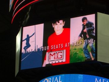MiG's screen promo @ NBL Season Opener - Rockets Vs Hornets - Houston, Texas 2005
