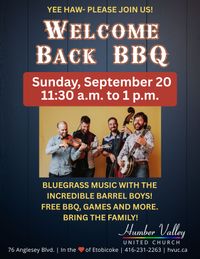 Welcome Back BBQ @ Humber Valley United
