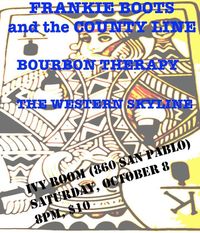 Lucy and The Long Haul, Bourbon Therapy, Frankie Boots and The County Line