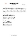 November Blues (Lead Sheet)