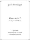 Organ Concerto no. 1 in F (Organ Strings and Horns) by Josef Rheinberger