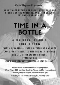 Jim Croce Tribute Dinner Show