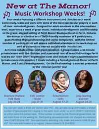 Faculty: Music Workshops at Perth Manor Boutique Hotel