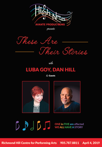 These Are Their Stories, a High Notes Avante production (Book event & performance)