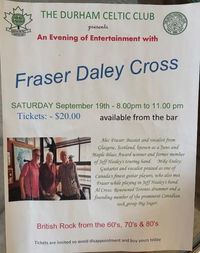 Fraser/Daley/Cross at The Durham Celtic Club