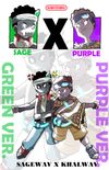 (PREORDER) SHINTENDO "SAGEWAV X KHALWAV" 11 X 17 Poster Print Signed @HALIMNO25