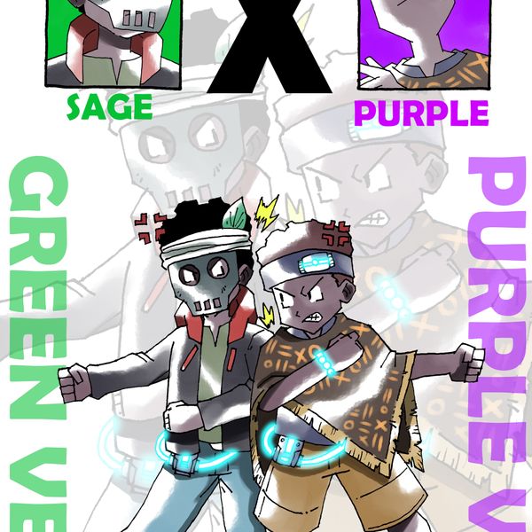 (PREORDER) SHINTENDO "SAGEWAV X KHALWAV" 11 X 17 Poster Print Signed @HALIMNO25