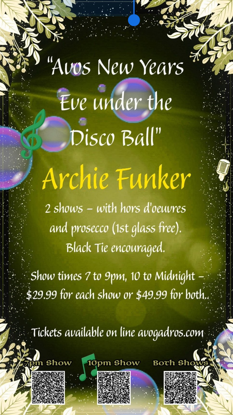 Avo's New Year's Eve Under the Disco Ball