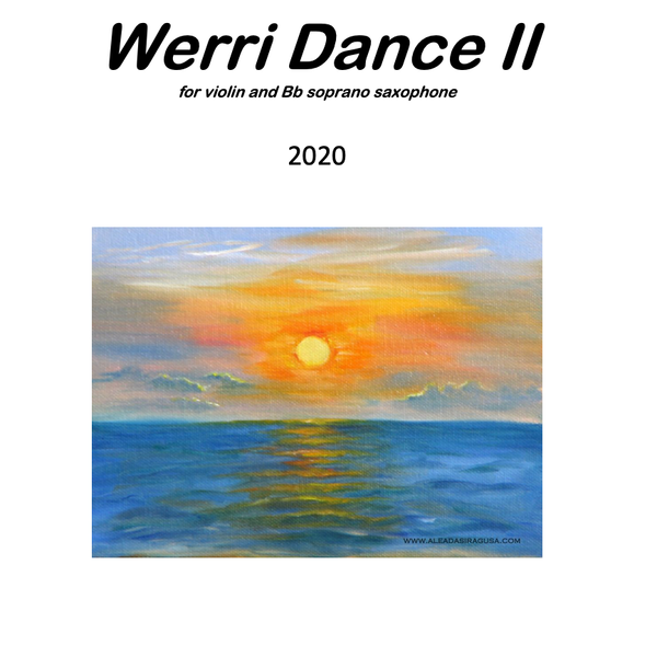 Werri Dance II for Soprano Saxophone & Violin