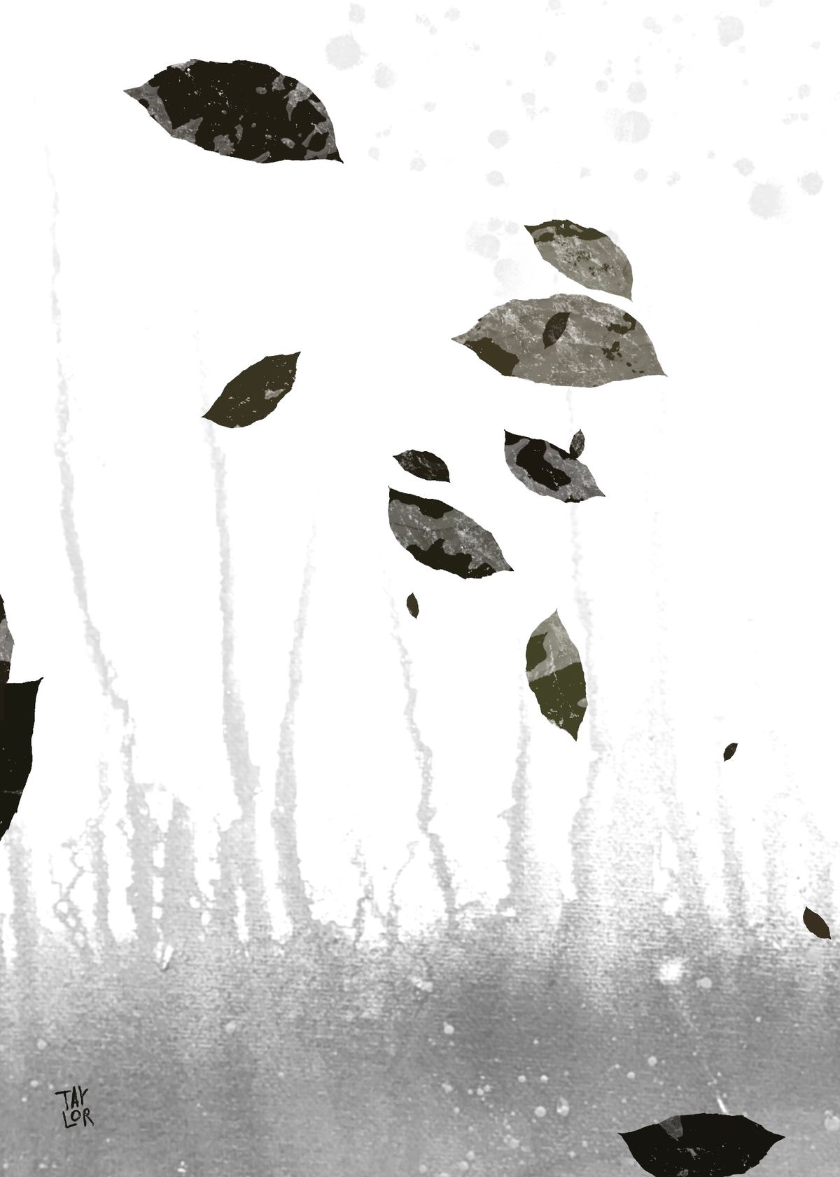 Into The Woods Series - Gray Morning (5x7")