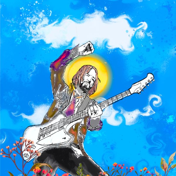 Abstract Musician Series - Tom Petty (5x7")