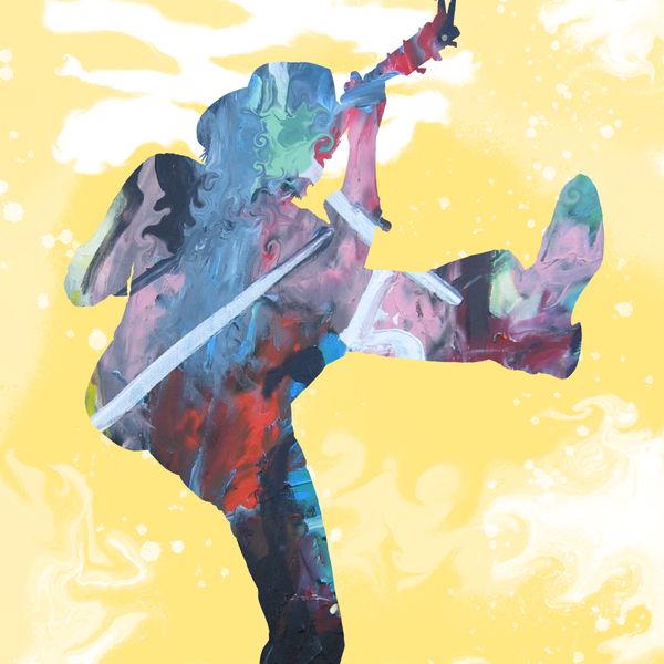 Abstract Musician Series - Mike Scott / Waterboys (5x7")