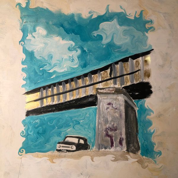 San Antonio Series - Car Under Bridge (5x7")