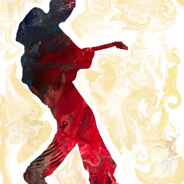 Abstract Musician Series - The Edge (5x7")