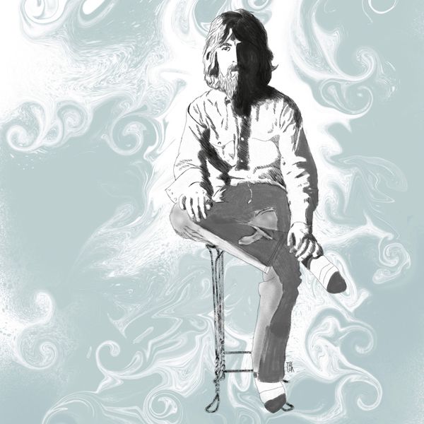 Abstract Musician Series - George Harrison (5x7")