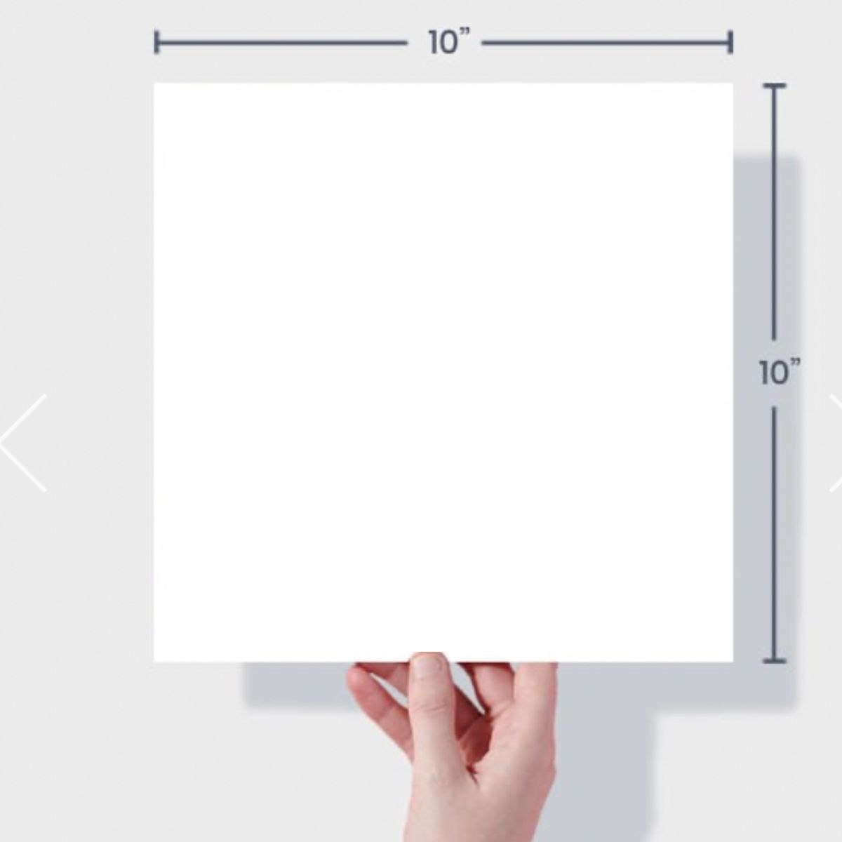 Square Gallery Wrap Canvas 10x10"