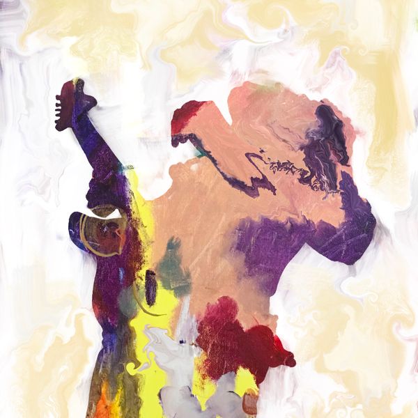 Abstract Musician Series - Jimi Hendrix (5x7")