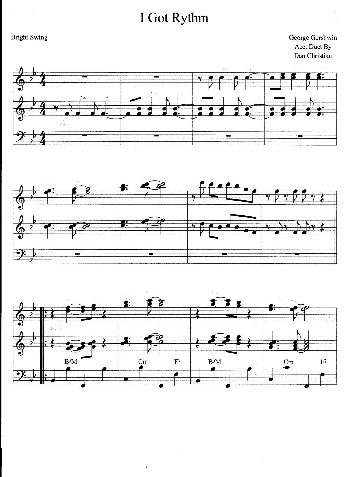 I Got Rhythm