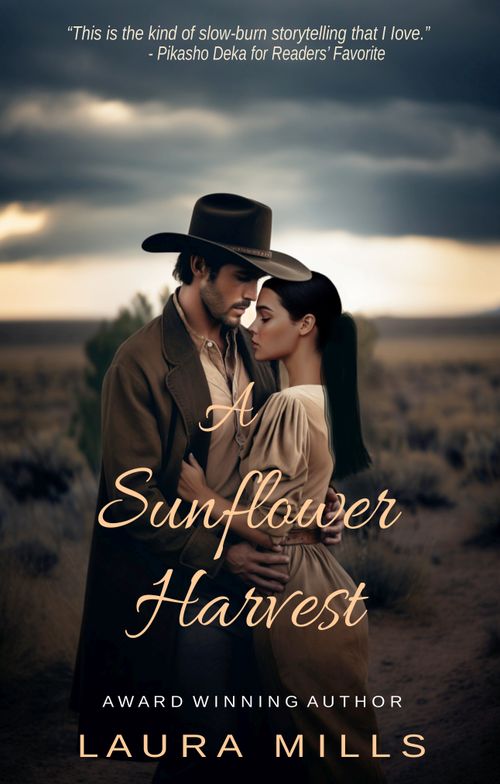 Man and woman embracing in the desert
