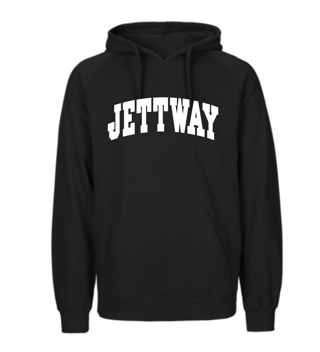 Black Big Letter Hoodie