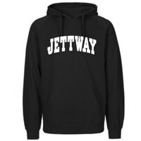 Black Big Letter Hoodie