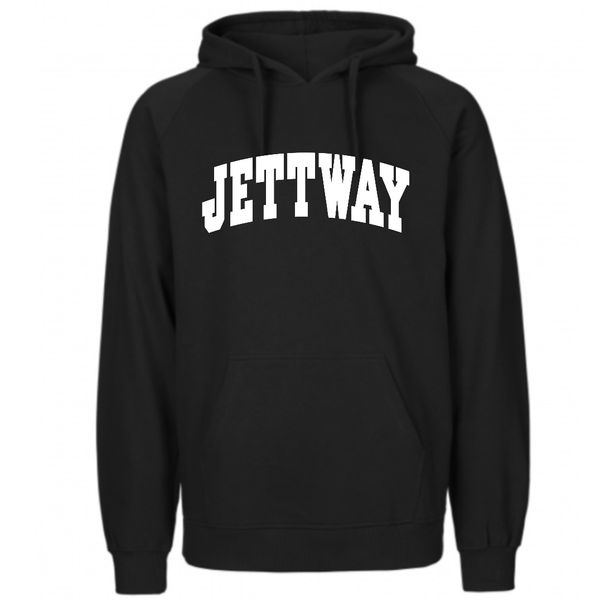 Black Big Letter Hoodie
