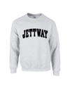 Ash Grey Crewneck Black Letter
