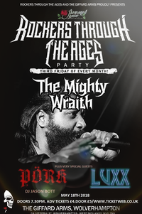 THE MIGHTY WRAITH + PORK + LUXX