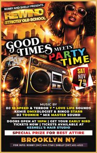 REWIND - Good Times meets Party Time