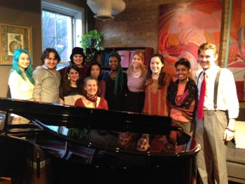SUNY Purchase student recital at my loft
