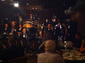 Sitting in with Vince Giordano at the Iguana
