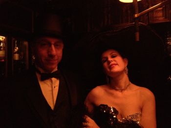 With Alan Silverman at the Village Ball Big Band Concert, NYE
