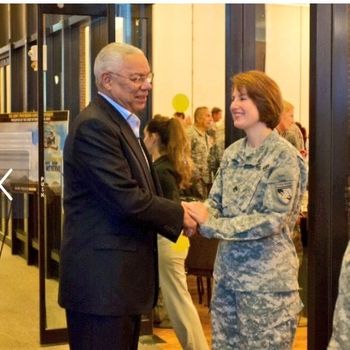 Performing for US Generals and Colin Powell at West Point
