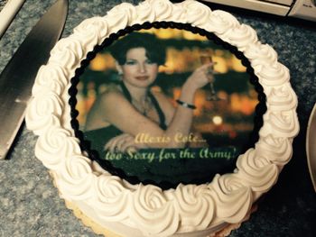 Army Retirement Party Cake
