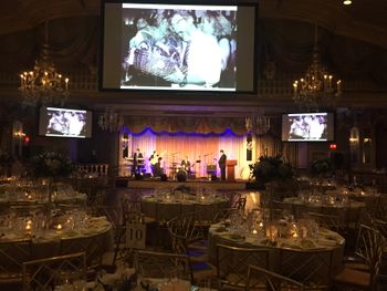 Sound check at the Pierre Hotel
