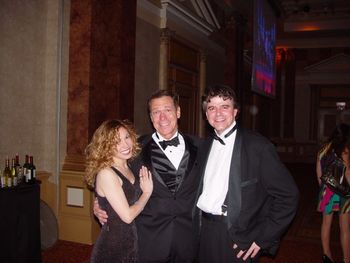 Gia and Rick with comedian Joe Piscopo
