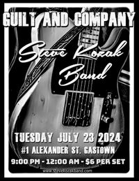 Steve Kozak Band at Guilt & Company