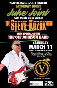 Victoria Blues Society Presents: The Steve Kozak Band