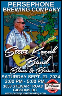 Blues & Brews at Persephone with The Steve Kozak Band