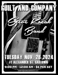 Steve Kozak Band at Guilt & Company