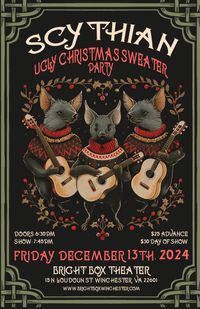 Scythian's Ugly Christmas Sweater Party with Smoke & the Poet!