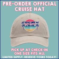 STRING BREAK CRUISE CAP (Unisex)