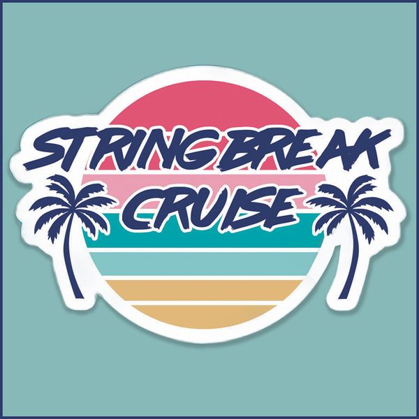 STRING BREAK CRUISE Die-Cut Sticker