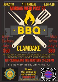 Jeff Summa and the Roasters @ American Legion, Morgan Weir Post 27