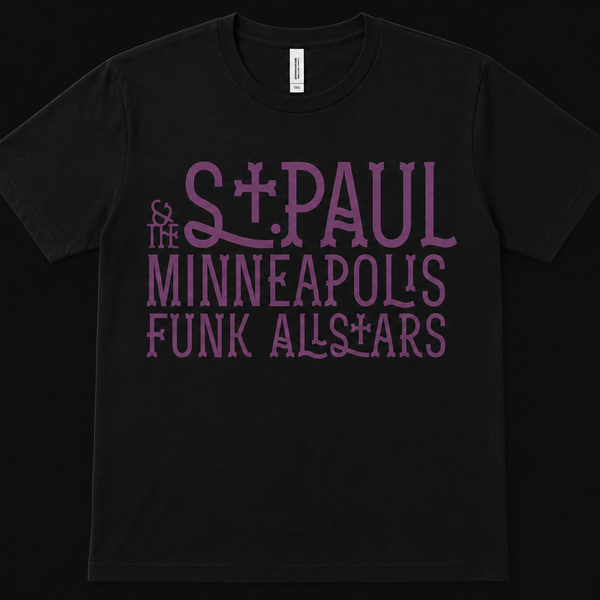 ST. PAUL & THE MINNEAPOLIS FUNK ALL STARS T-SHIRT (S-XL) 